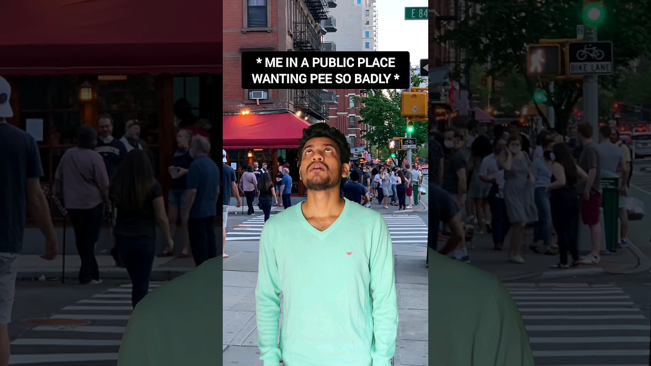When you pee in a public place 🙄