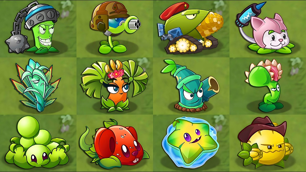Every Random Premium Plants Power-Up! vs PvZ 2 All Final Boss - PvZ 2 Mod Final Boss