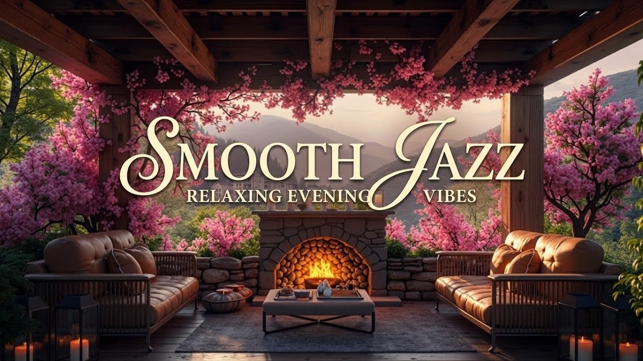 Атмосфера Smooth Jazz кафе ~ Расслабляющий джаз для учебы и концентрации