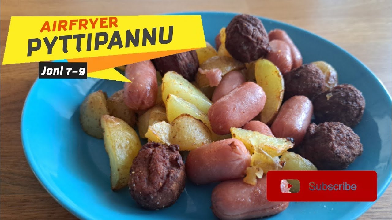 Airfryer pyttipannu