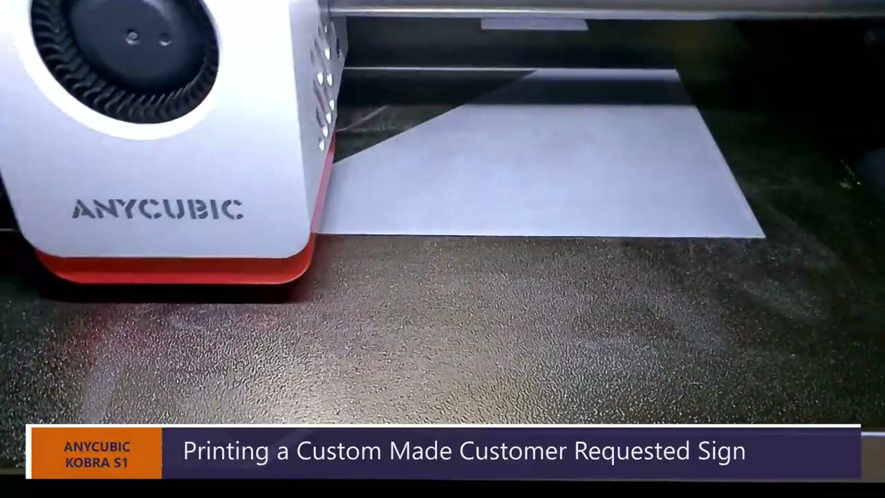 Creating a Custom Sign on the Anycubic S1 Combo | Exploring With Hank