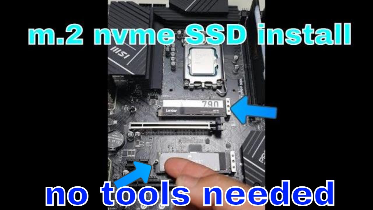 Установка SSD-накопителя MSI PRO Z790-P M.2. Советы по быстрой установке.