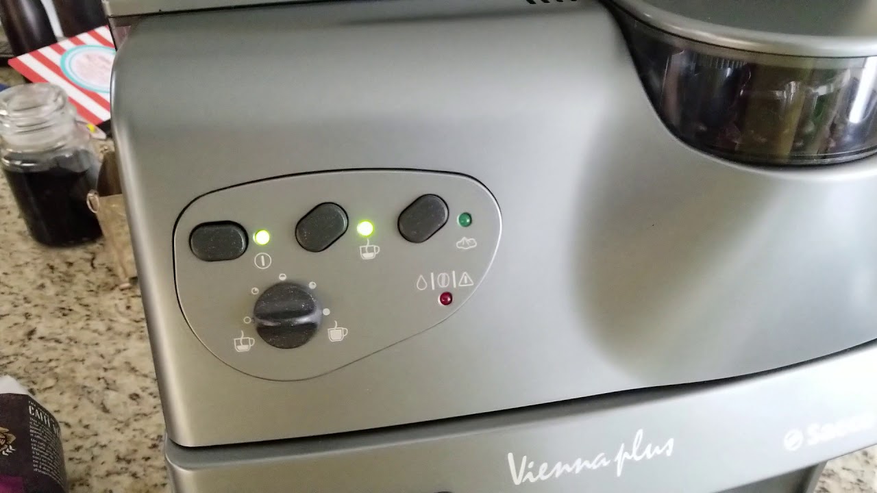 Using Saeco espresso machine with hidden debug features