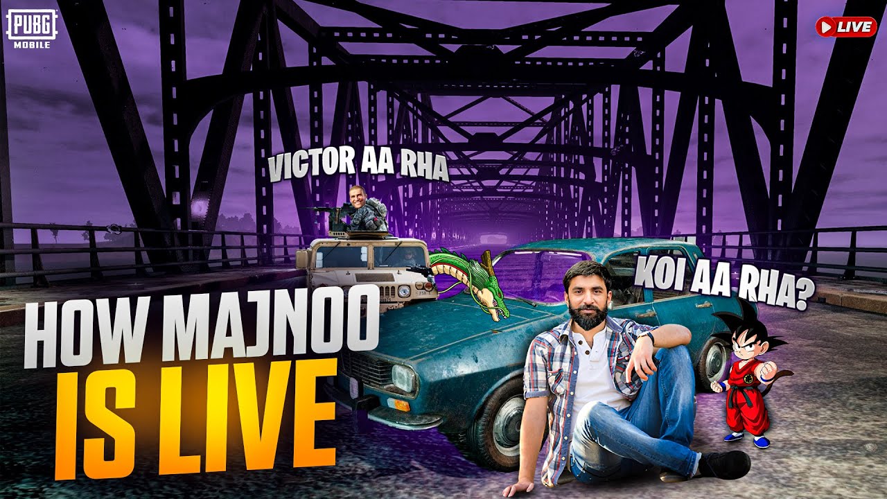 Live untill top 100 | Road to max kill ranking | Pubg Mobile | How Majnoo