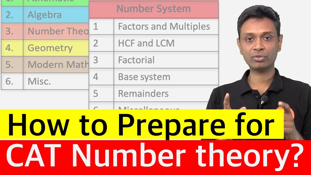 How to prepare for CAT Number Theory? | By 4 time CAT 100%iler