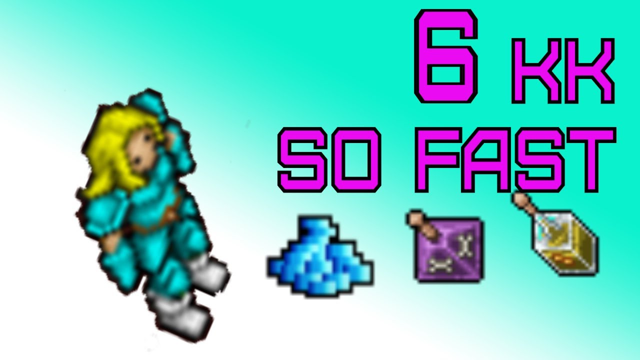 How to make alot of gold fast and easy in tibia! | Tibiadrome rotation moneymaking guide.