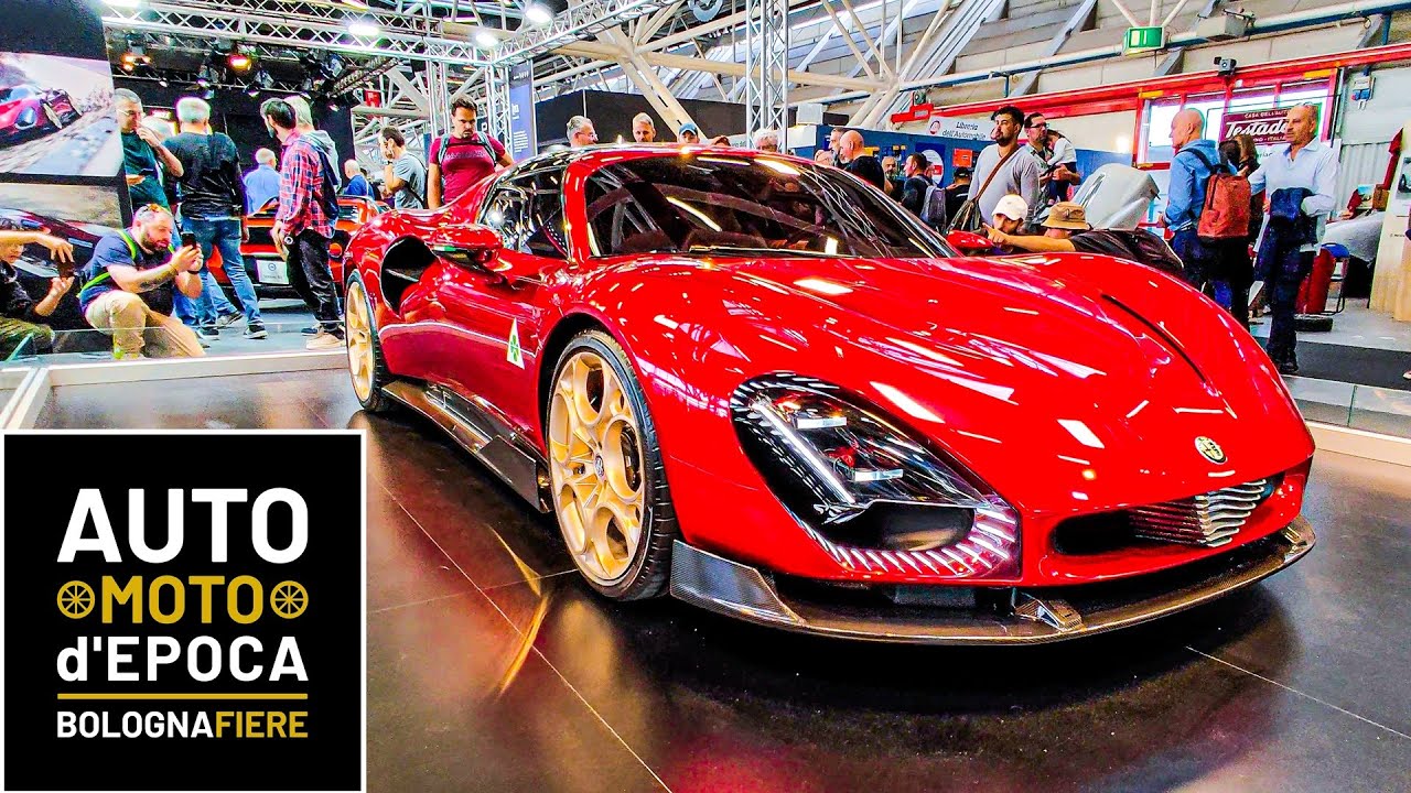 AUTO MOTO D'EPOCA BOLOGNA 2023 ! CONCEPT CARS! ALFA ROMEO STRADALE 33, FIAT 850 T VISITORS BERTONE