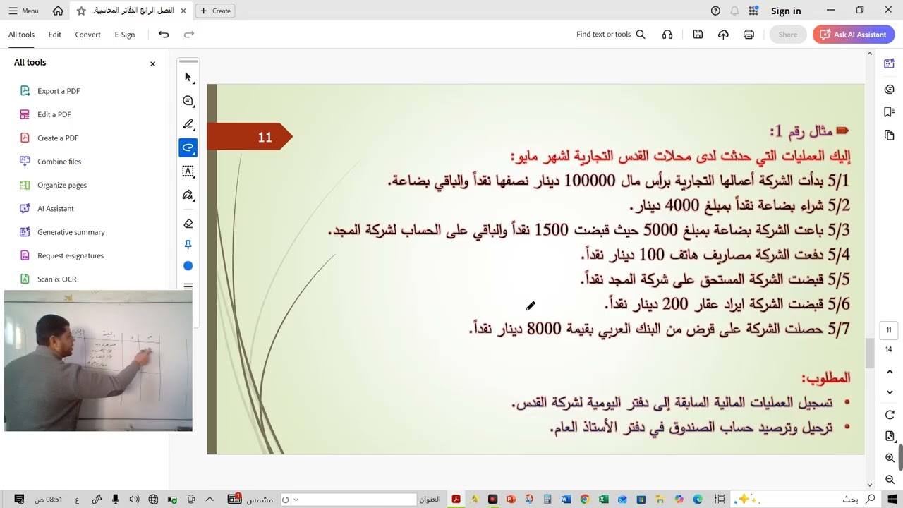 الفصل الرابع   الدفاتر المحاسبية