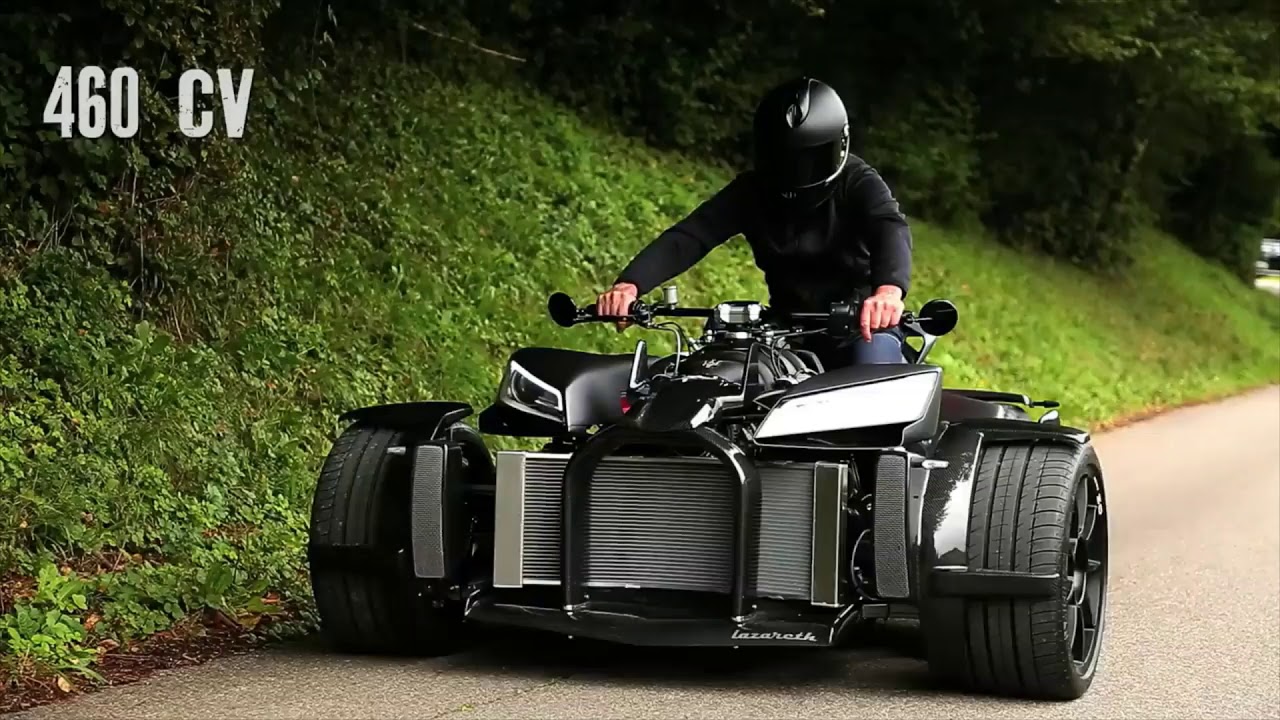 Wazuma V8M - Lazareth - V8 ENGINE POWERED TRIKE | Quantum Tech HD