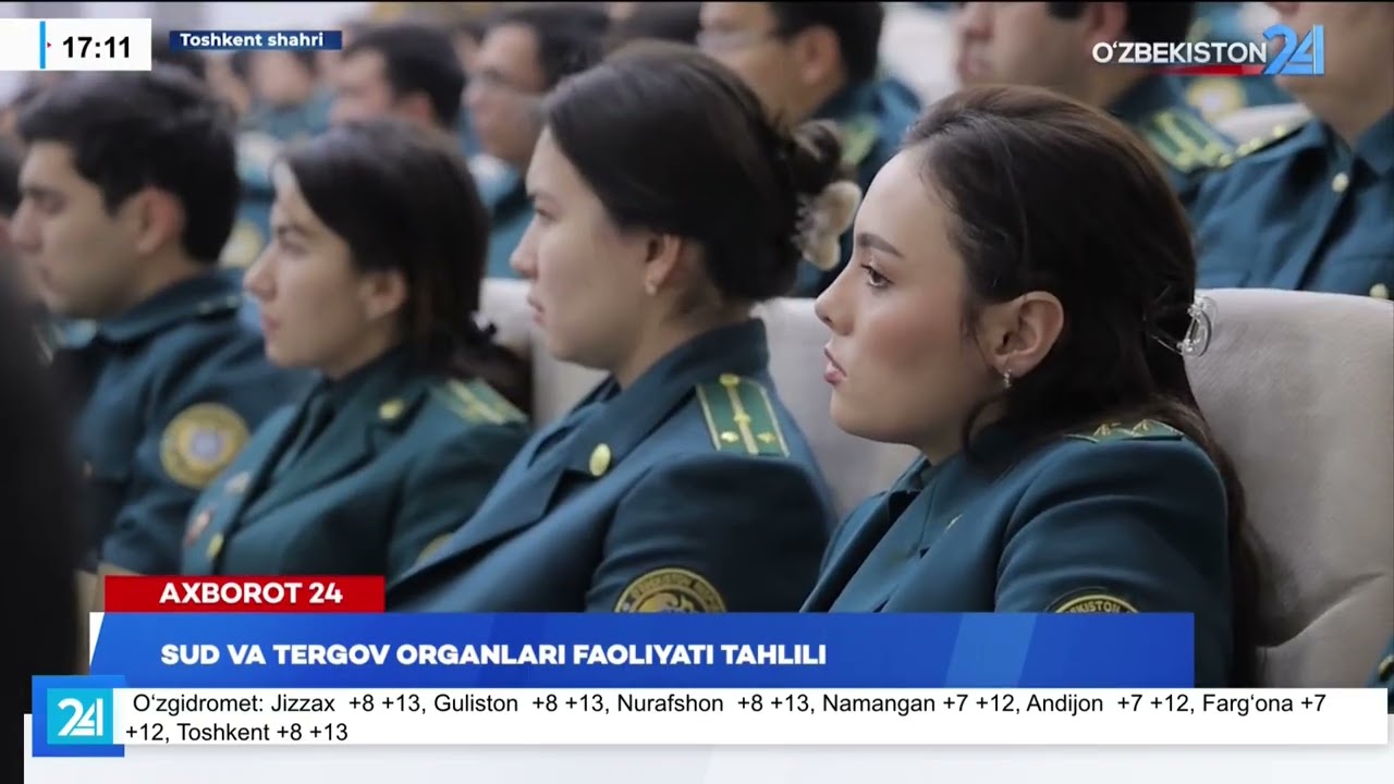 Sud va tergov organlari faoliyati tahlili (Toshkent)