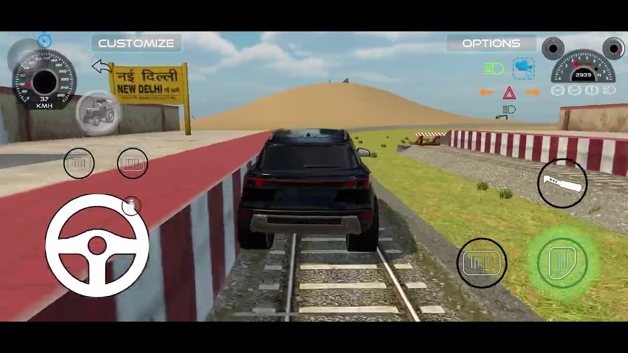 Black car 🚘 stunt