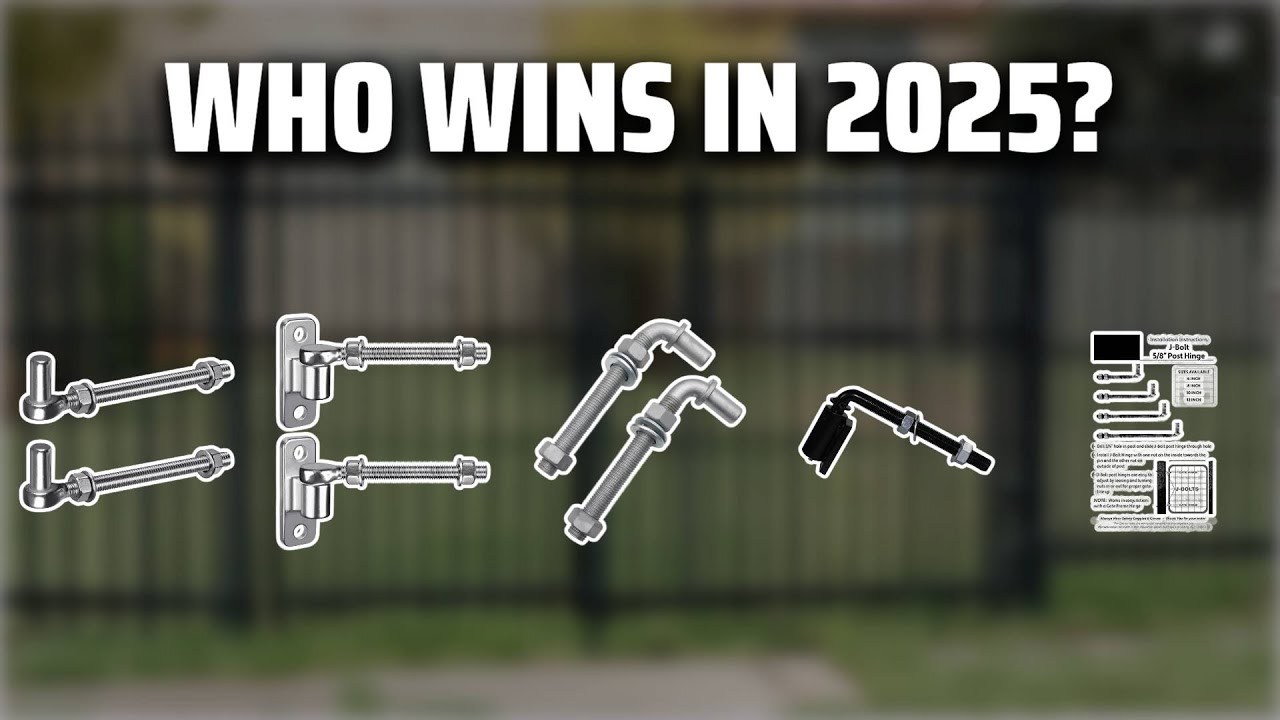 The Top 5 Best J Bolt Gate Hinge in 2025 - Must Watch Before Buying!