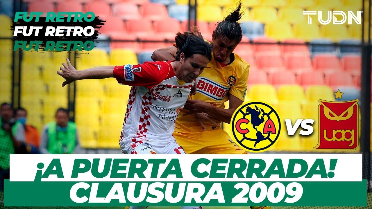El último partido del América a puerta cerrada | América vs Tecos | Clausura 2009 | TUDN