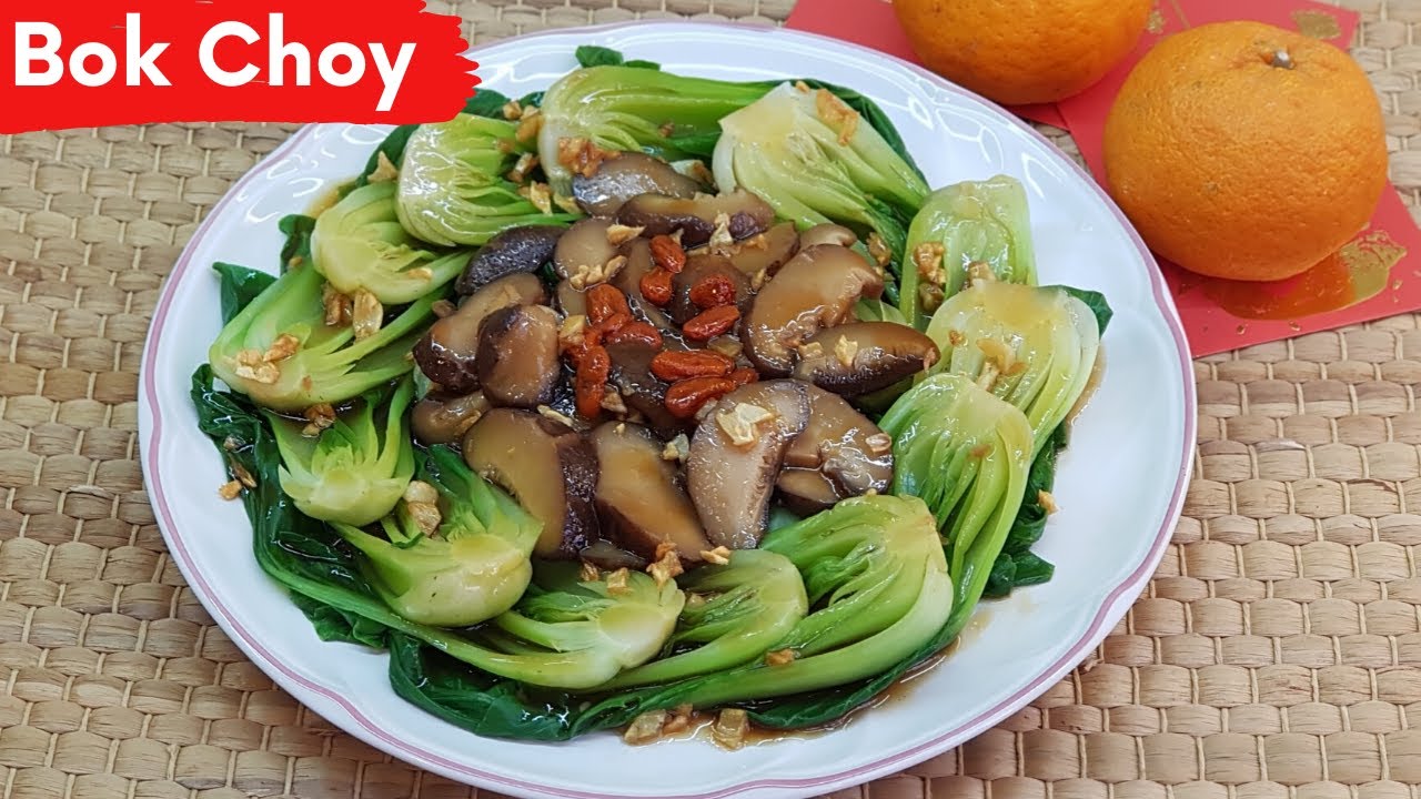 Bok Choy and Shiitake Mushroom
