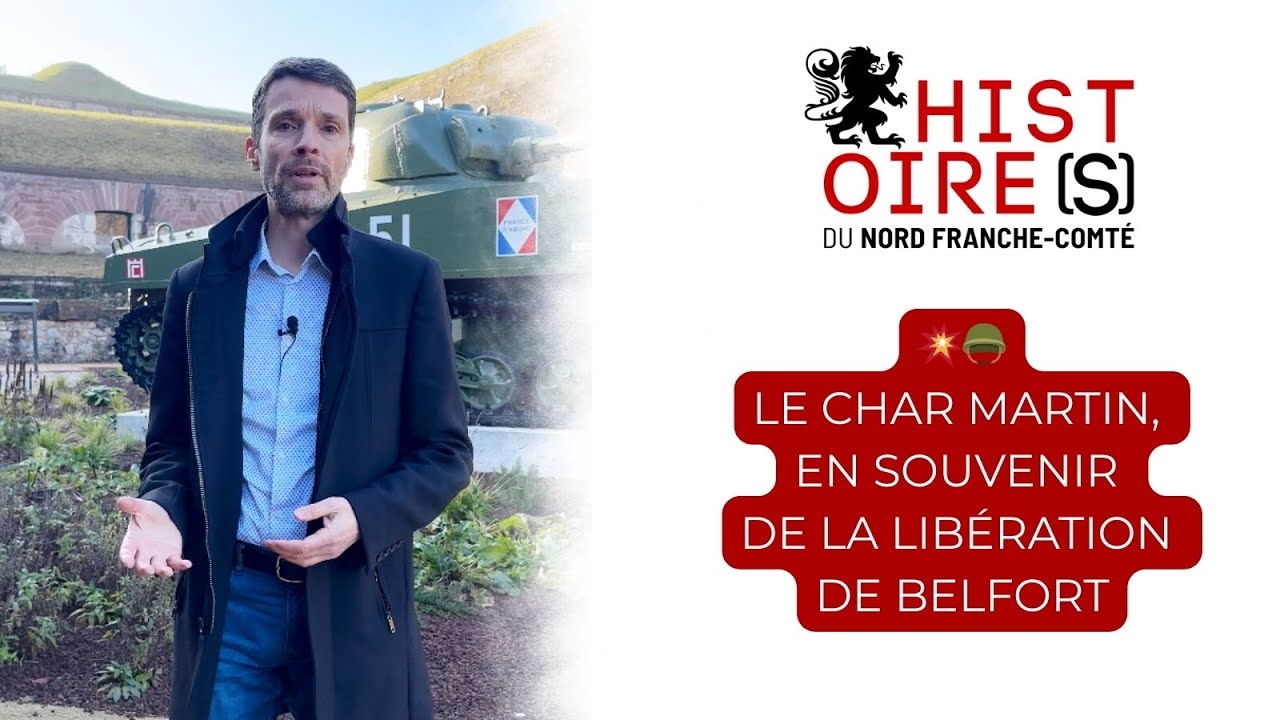 Le char Martin, en souvenir de la libération de Belfort