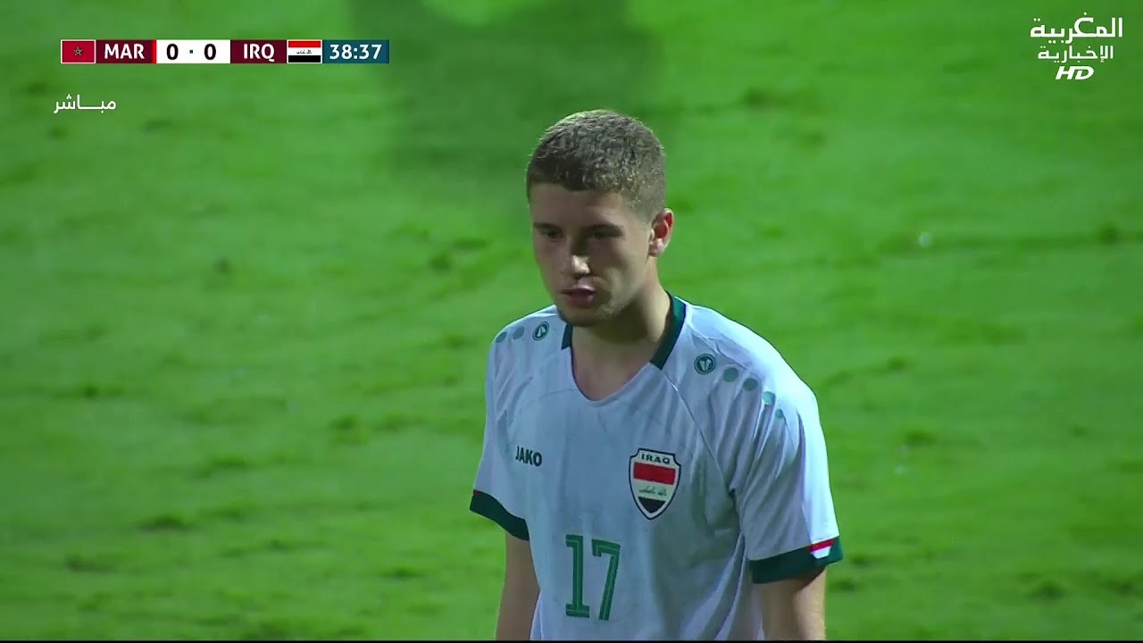 الكسندر اوراها ضد المنتخب المغربي تحت 23