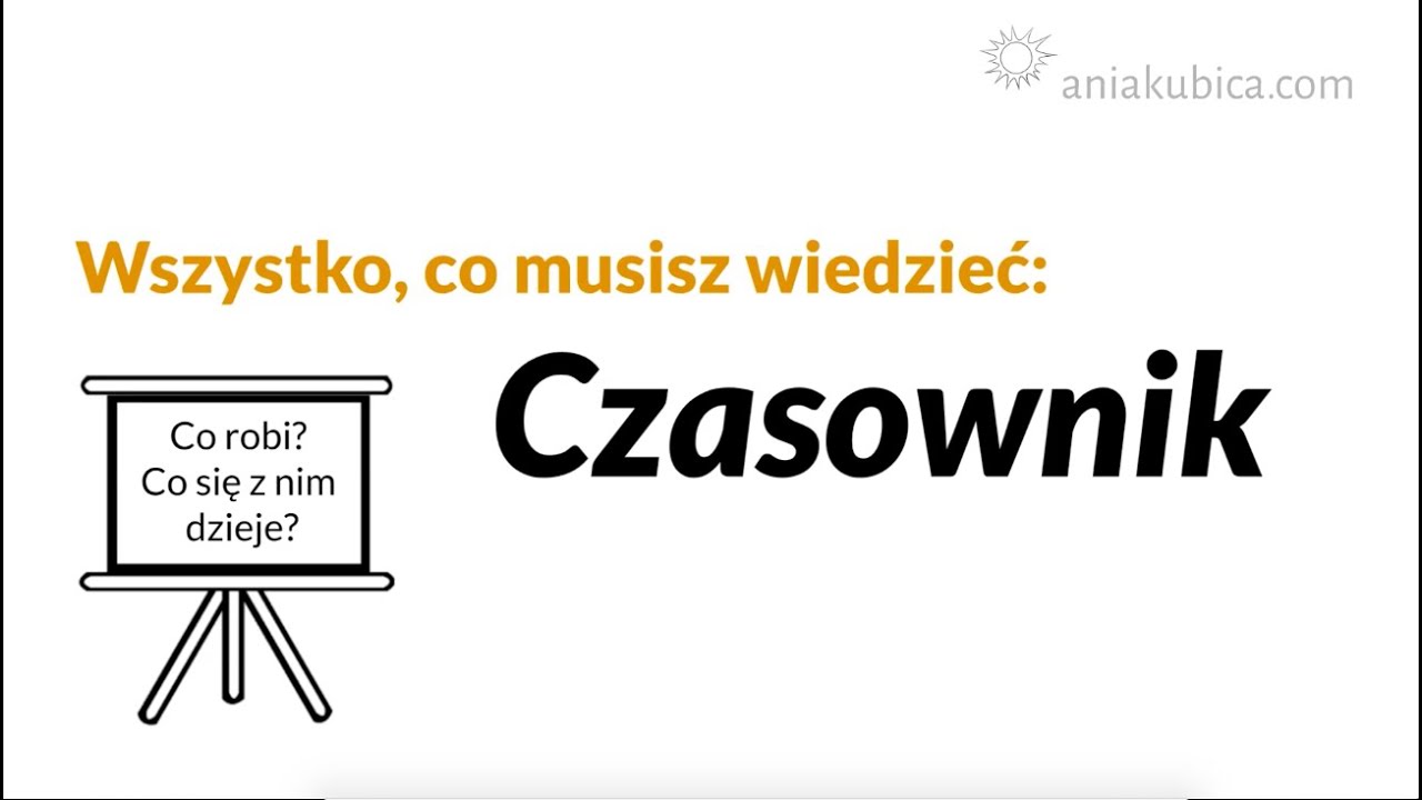 Czasownik i jego odmiana (koniugacja)
