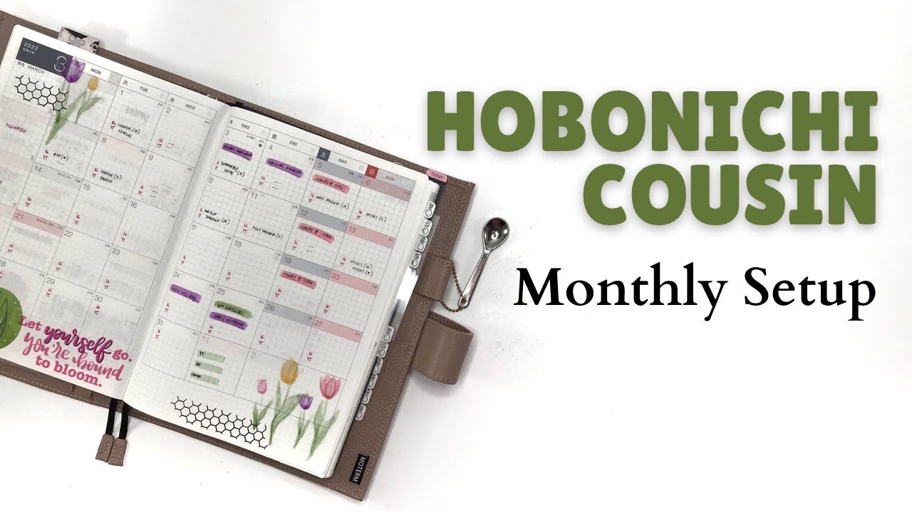HOBONICHI COUSIN // Planner Monthly Setup