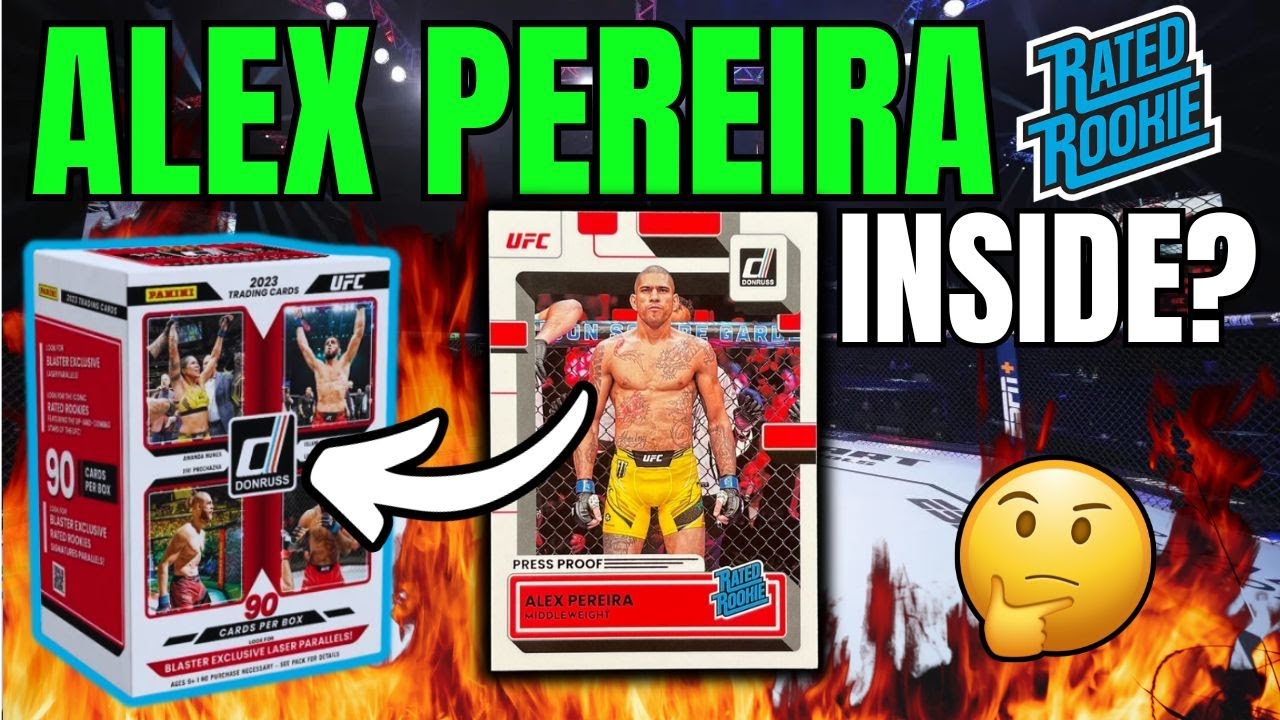 Hunting for Alex Pereira Rated Rookie Cards! 2023 Donruss UFC Blaster Box + 4 Pack Rip👊🔥
