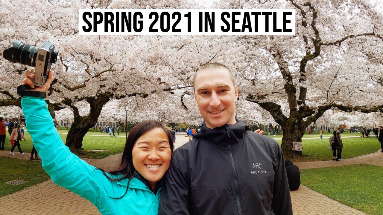 Japanese Cherry Blossoms, SOVIET Art and A Giant Troll in Seattle - Easter Sunday Vlog 2021