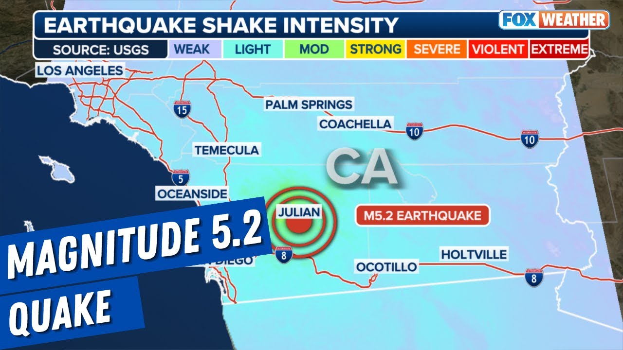 Magnitude 5.2 Earthquake 'Shook Everything' East Of San Diego