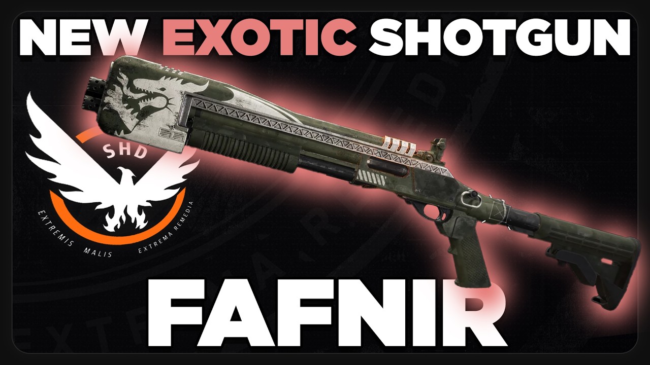 Fafnir ~ NEW Exotic Shotgun | Full Breakdown & PTS Testing | The Division 2