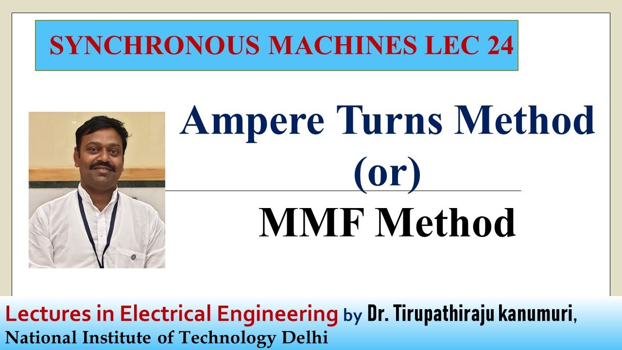 SM24 Ampere Turns Method or MMF Method