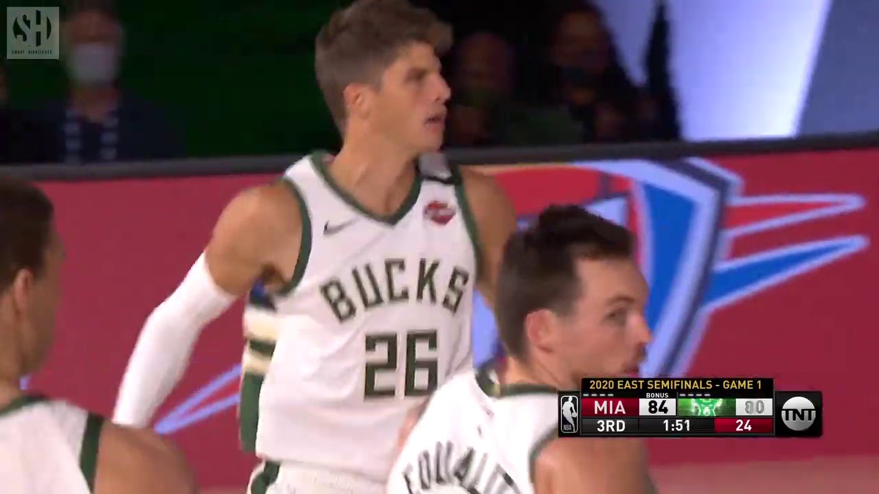 Kyle Korver Full Play | Heat vs Bucks 2019-20 East Conf Semifinals Game 1 | Smart Highlights