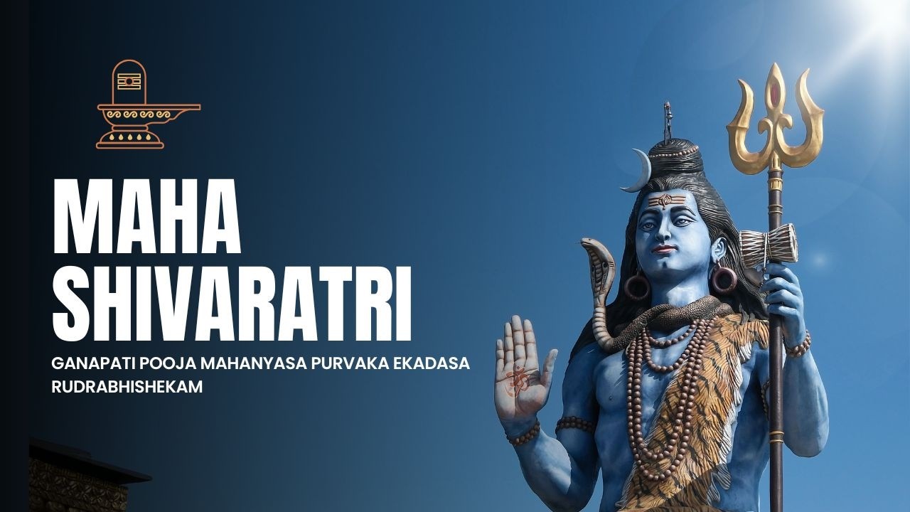 Maha Shivaratri Ganapati Pooja Mahanyasa Purvaka Ekadasa Rudrabhishekam 15-02-2026
