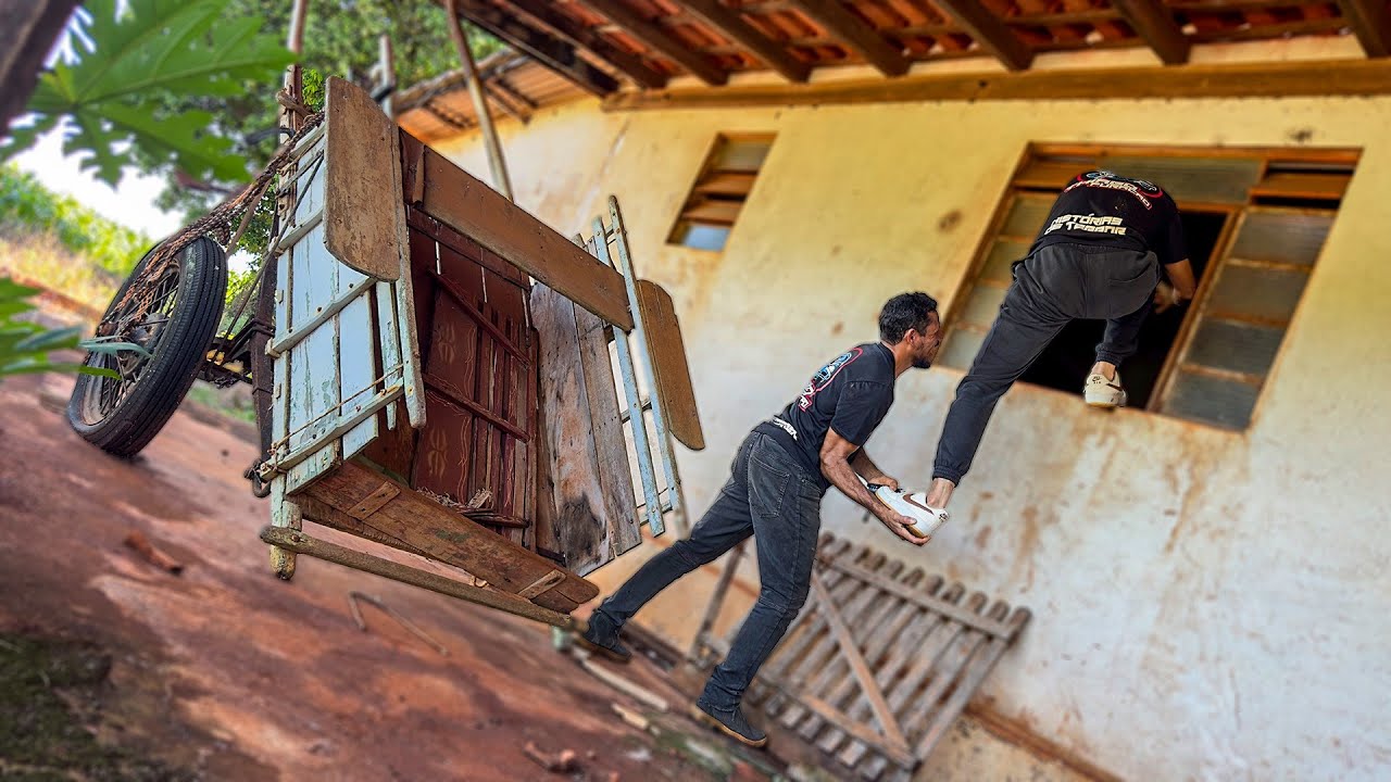 CUIDADO THIAGO O CARROCEIRO DEVE ESTAR AE DENTRO DA CASA