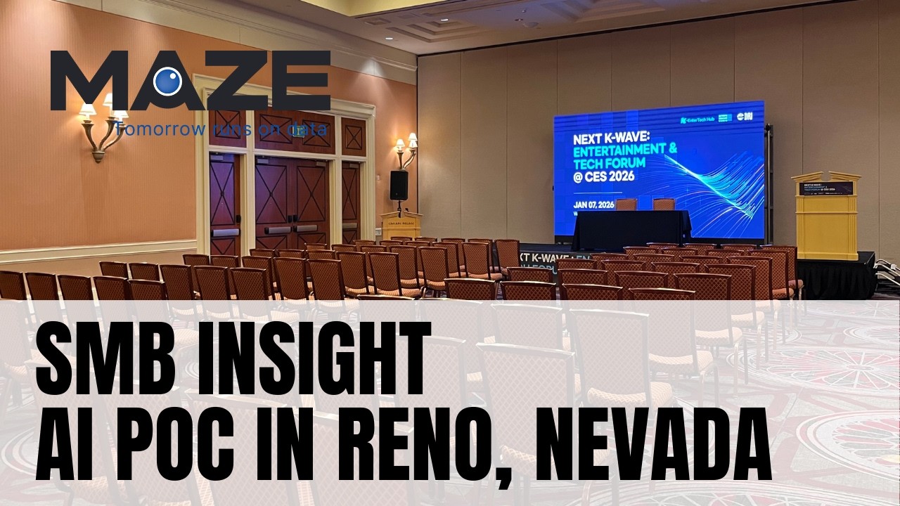 [Next K-Wave @ CES 2026 ] K-EnterTech Innovation Company Pitching | MAZE