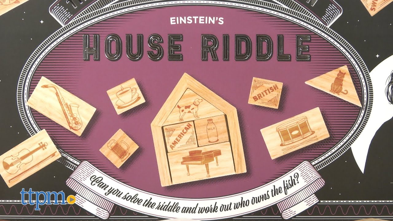 Einstein's House Riddle from Professor Puzzle