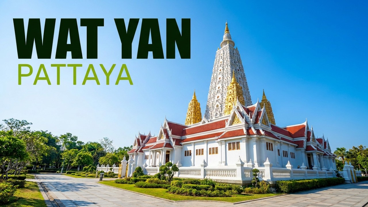 POV Temple Walk – Wat Yannasangwararam | Part 1 | Calm Walk | 4K No Commentary