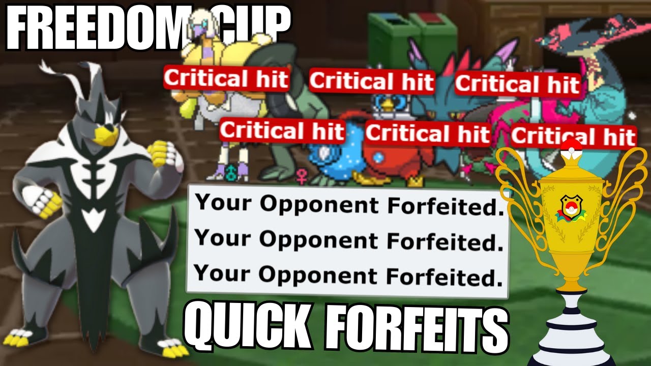 URSHIFU In Freedom Cup = QUICK FORFEITS In Pokemon Showdown