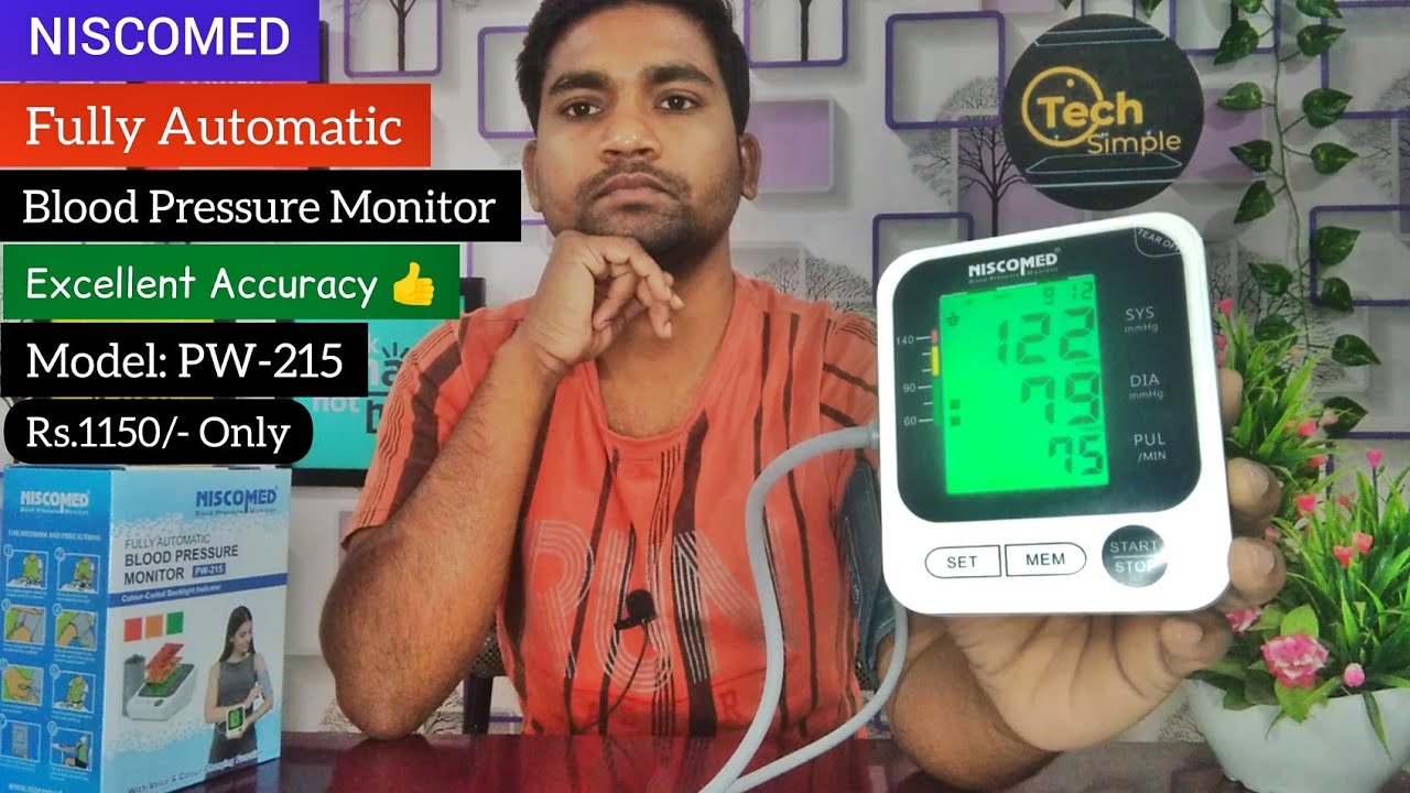 Niscomed Blood Pressure Monitor PW-215 | Unboxing & Review | BP Machine | Pulse | Hindi | Rs.1150