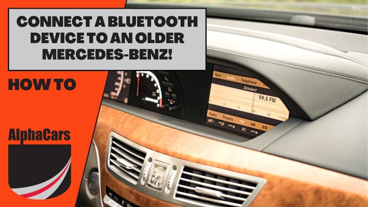 Как подключить Bluetooth-устройство к старому Mercedes-Benz?