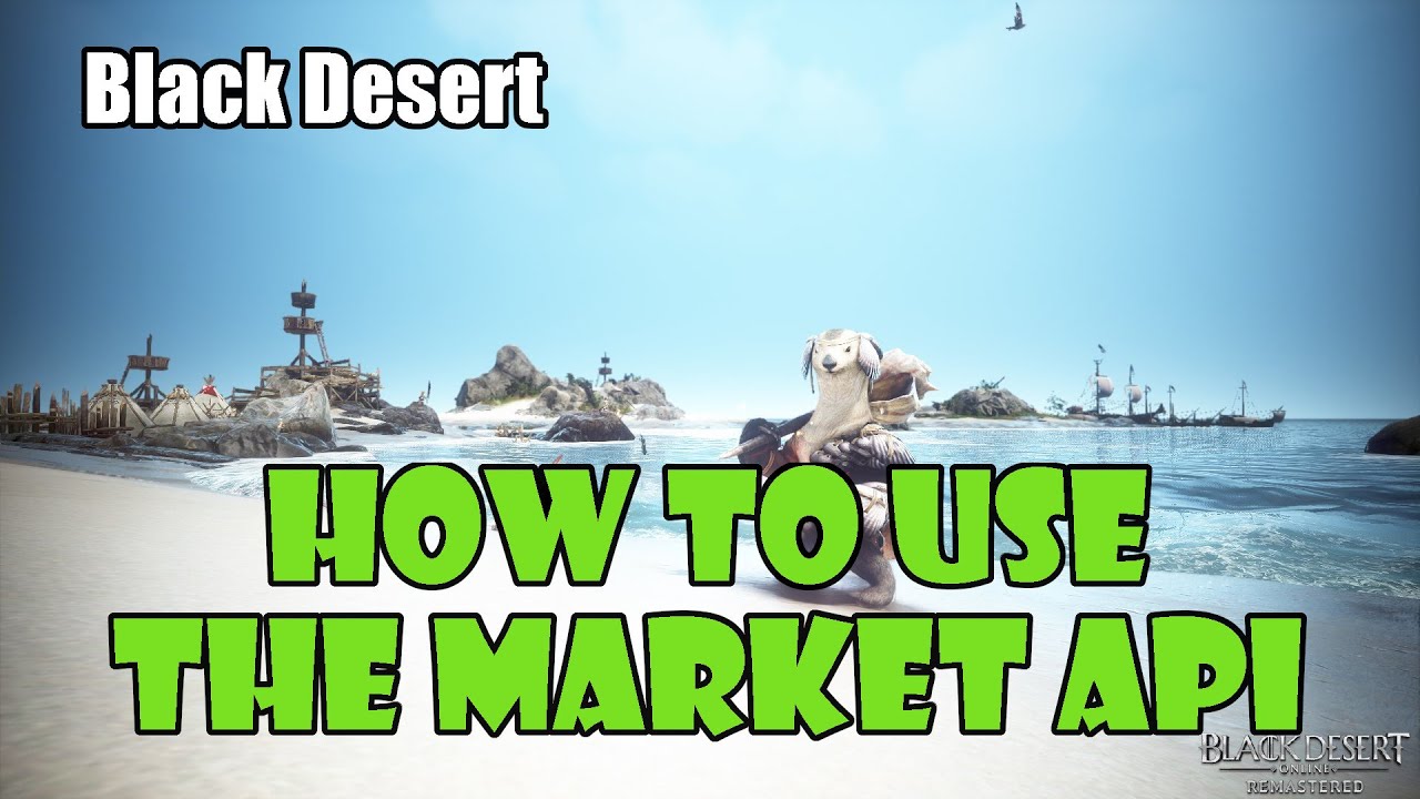 [Black Desert] How to Use Warflash's Market API to Create Your Own Calculators and Look Up Prices