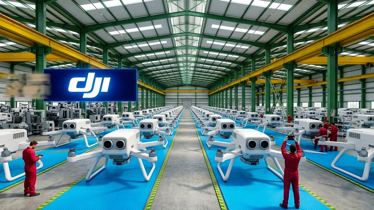 Ta Nowa Mega Fabryka Dronów Szokuje Amerykańskich Inżynierów