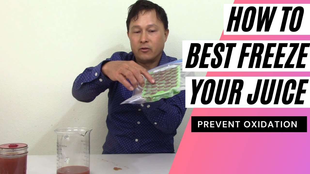 Best Way to Store Juice: How to Freeze & Prevent Oxidation