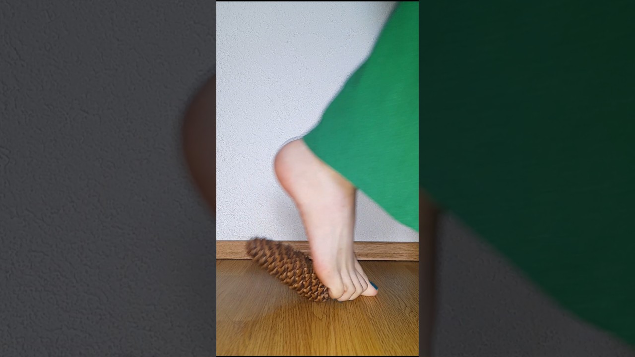 Foot Crushing a Pine Cone 🌲 #femboy #asmr