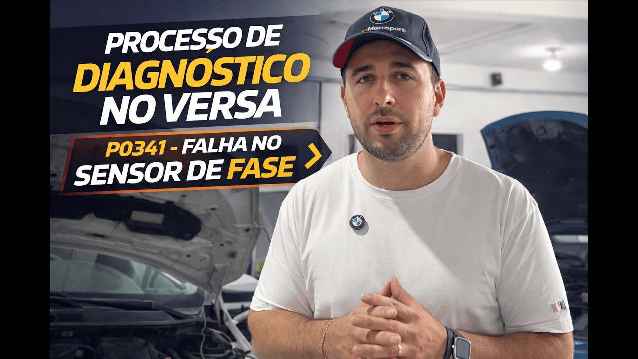 P0341 - Nissan Versa Marcha Lenta irregular - Diagnóstico do Variador com Hantekão