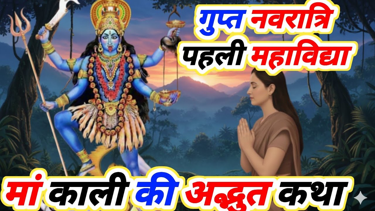 Gupt Navratri 1st Mahavidya Maa Kali Katha | गुप्त नवरात्रि माँ काली की रहस्यमयी कथा #Kali ki Katha