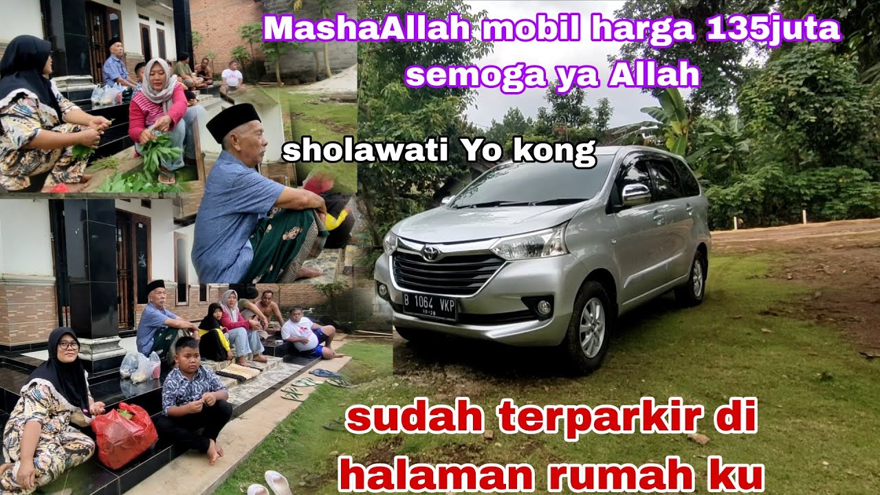 Ada mobil terparkir di halaman rumah Mbak Nung 
