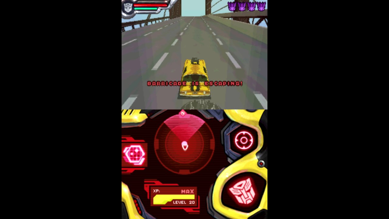 Transformers Autobots DS:Bumblebee Vs Barricade (Part 1)