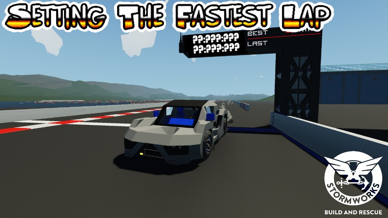 New StatusRing Race Track vs. Stormrunner's Super Car | Stormworks Build And Rescue!