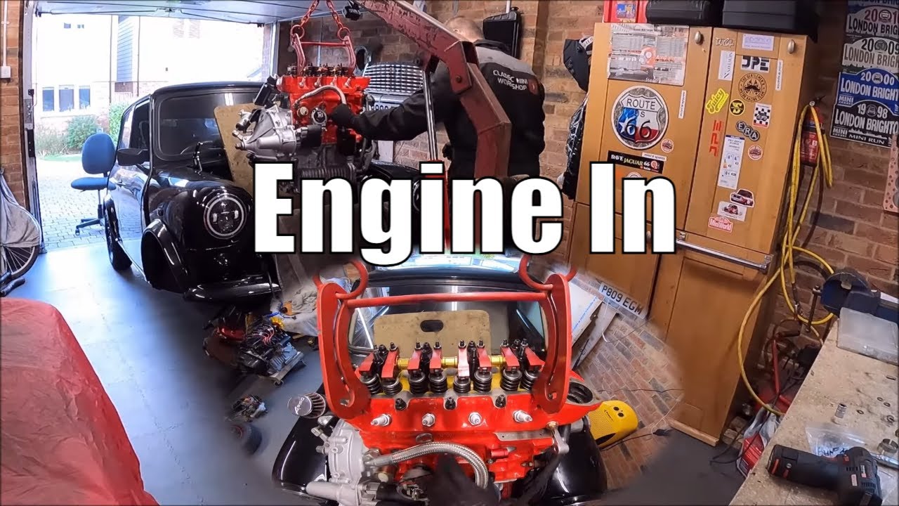 Refitting Manual 1380 Engine & Gearbox - Automatic to Manual Conversion Classic Mini Workshop