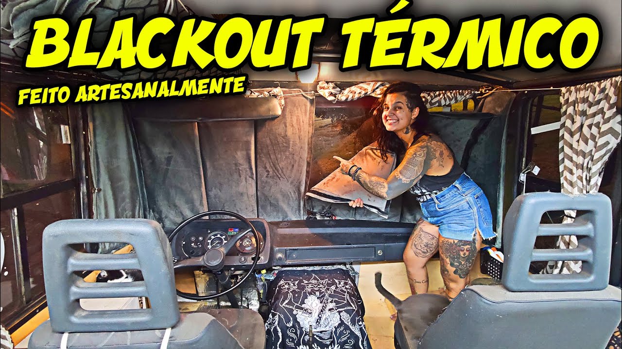 COMO FIZEMOS AS CORTINAS TÉRMICAS E BLACKOUT PARA MOTORHOME (feito por amadores) | PEGADAS 157