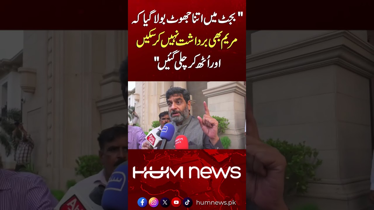 &ldquo;Even Maryam Nawaz Couldn't Sit Through It&rdquo; &mdash; Sheikh Imtiaz's Viral Remarks on Punjab Budget