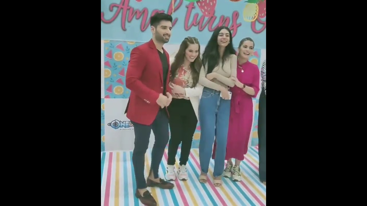 Amal Muneeb Birthday Fun||Aimankhan|Muneeb Butt|Aineeb|Amal #shorts #AimanKhan #MuneebButt #Aineeb