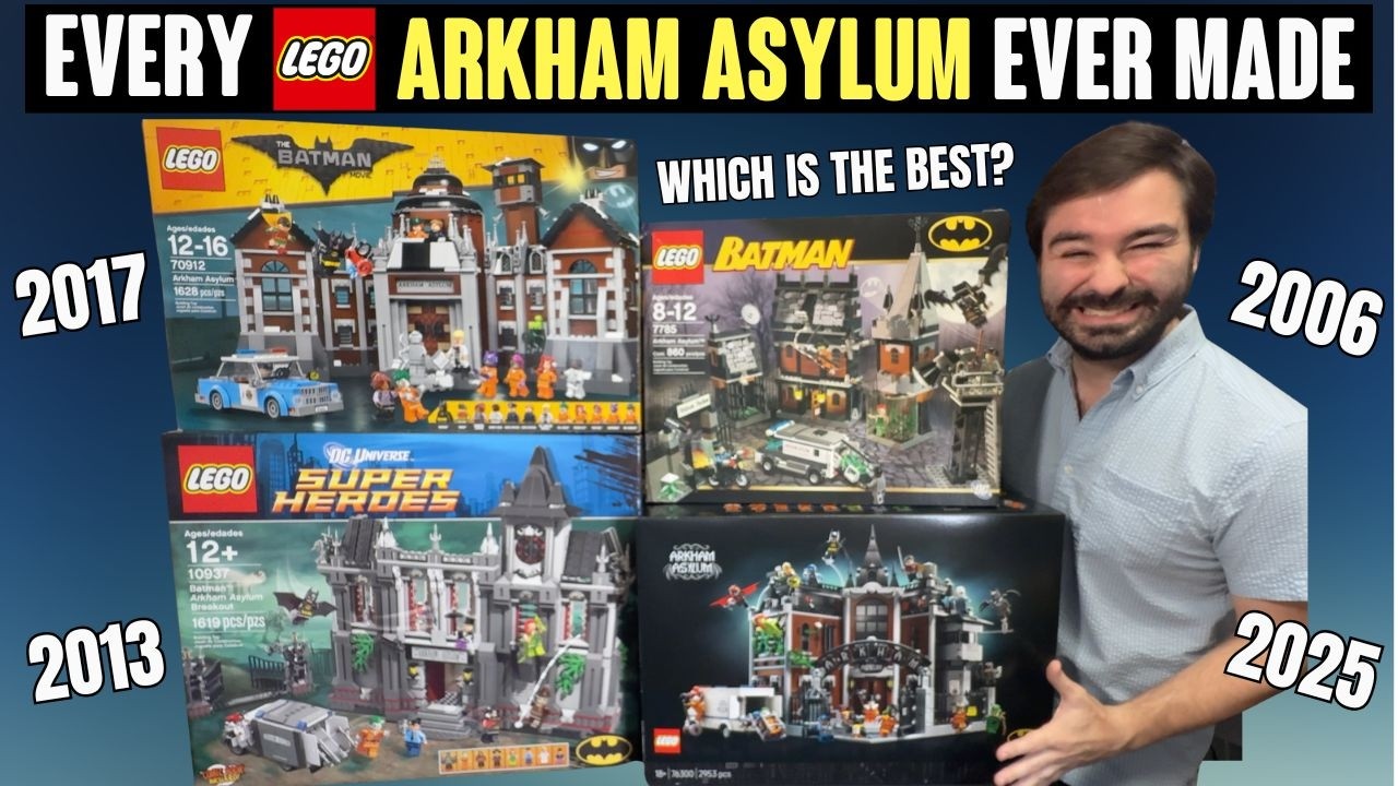 COMPARISON: Every LEGO Batman Arkham Asylum Ever Made (2006 – 2025)
